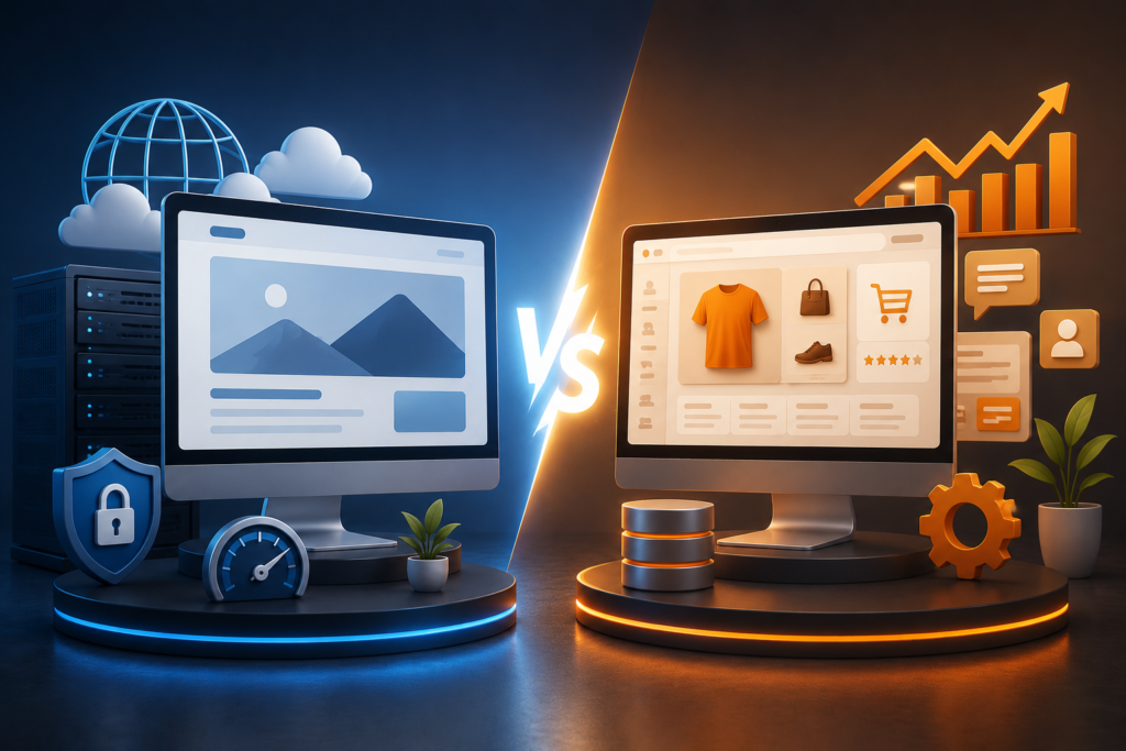 static vs dynamic websites in 2026